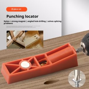 Woodworking Oblique Hole Punching Locator