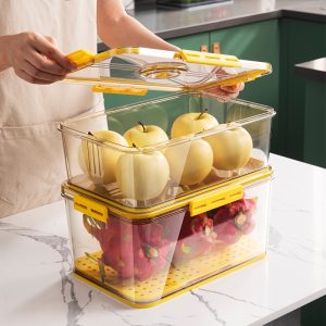 Refrigerator Storage Box Plastic Kitchen Finishing Crisper