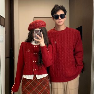 Women's Fake Two Pieces Sweaters Top