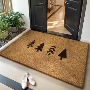 European And American Real Coconut Palm Home Wear-resistant Dust Removal Scraping Mat