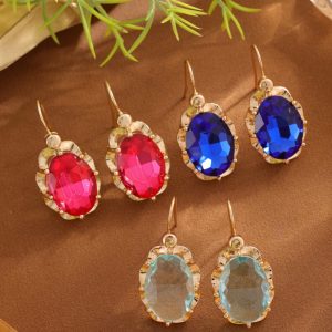 Personalized Fashionable Diamond Studded Niche Temperament Earrings