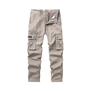 Outer Wear Fashion Straight Multi-pocket Cargo Pants