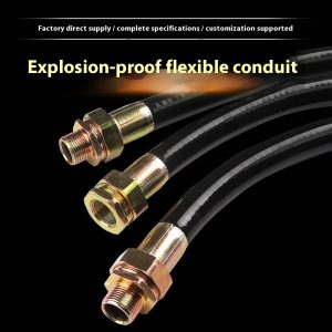 Explosion-proof Flexible Tube G124 Points Rubber Explosion-proof Threading Hose