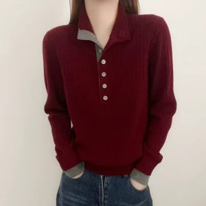 Women's Vertical Bedford Cord Sweater