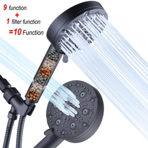 Multifunctional Hand-held Shower Head Set With Filter Supercharging
