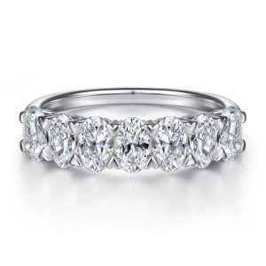 Oval Zircon Sterling Silver Ring Female