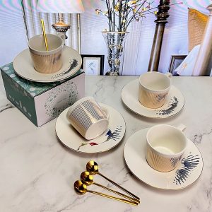 American Coffee Set Home Creative Reflection Dynamic Map