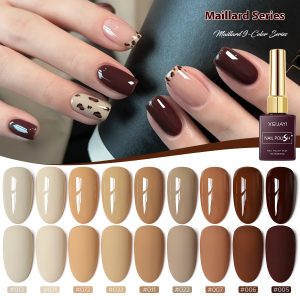 UV Polish Khaki Deerskin Brown Nail Salon Popular Color