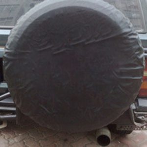 Pure Black Spare Tire Wheel Bag