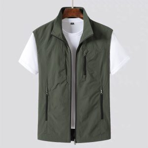 Breathable Multi-pocket Outdoor Casual Vest Jacket