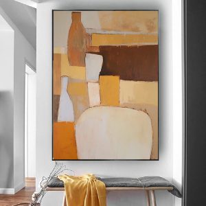 Handmade Oil Painting Canvas Wall Art Decoration Abstract For Home Living Room Decor Rolled Frameless Unstretched Painting