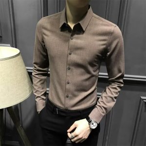 Men's Autumn And Winter New Long Sleeve Shirt