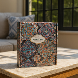 Decorative Floral Scented Tin Candles