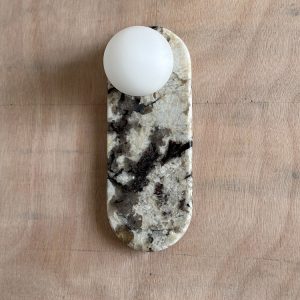 French Style Villa Aisle Natural Marble Wall Lamp
