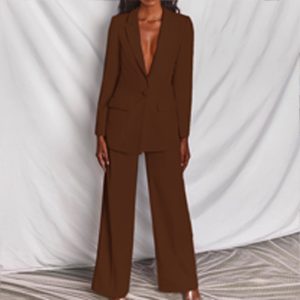 Women's Fashion Stylish Casual Long-sleeve And Long Pants Suit Set