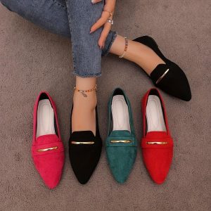 Women's Casual Flat Pointed Toe Pumps