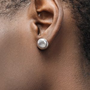 S925 Sterling Silver Earrings For Women All-match Single Pierced Earring