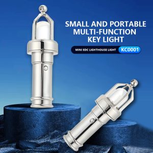 Outdoor Emergency Lighting Key Pendants Titanium Steel Necklace