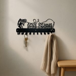 Black Metal Wall Hook Decor, Suitable For Organization, Tidy And Chic Space