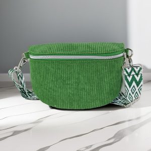 Large Capacity Female Shell Corduroy Shoulder Bag