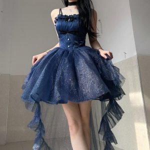 Female Leisure Star Princess Lolita Bridesmaid Dress