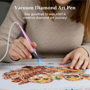 Portable Home Vacuum Electric Diamond Brush Set