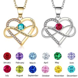 New Fashion Heart-shaped Zircon Necklace For Women