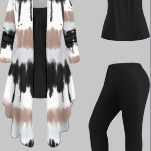 Three-piece Set, Casual Long-sleeve Suit