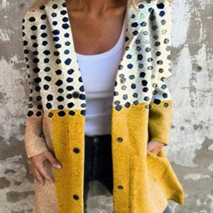 Women's Autumn And Winter Long Loose Coat