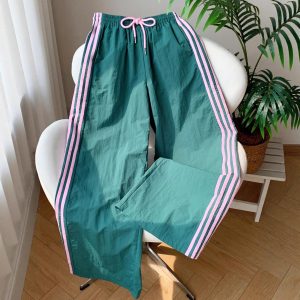 Side Pattern Elastic Waist Cross-border Casual Trousers