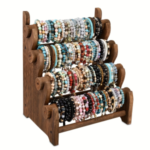 Wooden Jewelry Storage Rack