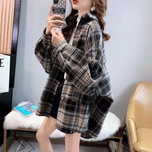 Loose Versatile Long Sleeve Shirt Autumn And Winter Leisure Coat