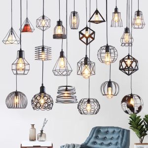 Modern Minimalist Corridor Chandelier American Industrial Style Retro