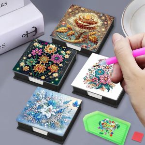 Amazon Hot Sale 1 Piece DIY Diamond Painting Label Box