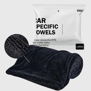 24x36in YISLU Drying Towel  - Super Absorbent Car Drying Towel, Woven With Twisted Microfiber, 1300 GSM High Quality Microfiber 70 30 Mixed Twisted Microfiber