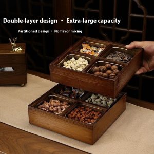 Solid Wood Dried Fruit Box
