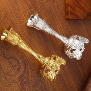 New Retro Wedding Candlestick Candlelight Dinner Small Candlestick Ornament