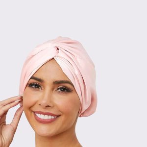 Women's Two-tier Adjustable Silk Makeup Cap