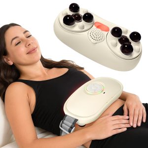 Smart Abdominal Massager With Heat Therapy 3D Kneading Auto Direction Change Portable Home Use