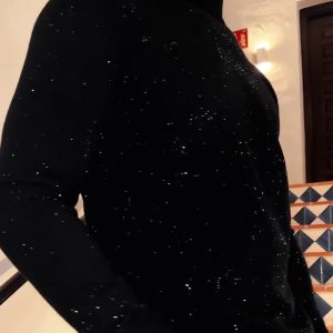 Men's Elegant Sequined Long Sleeve Top