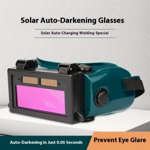 Light-changing Electric Welding Glasses Head-mounted Type