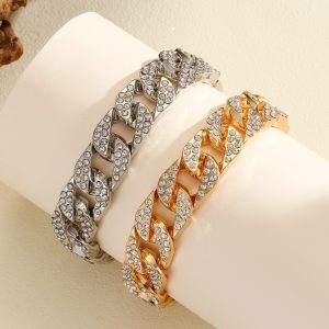 Full Diamond Bracelet Heavy Metal Rap Haoshi Bracelet