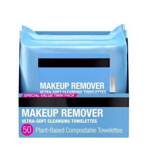 Gentle Deep Cleansing Facial Wipes, 25 Count Mild Makeup Remover Wipes For Face Cleansing