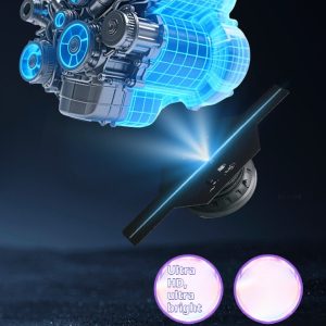 Naked Eye Mini Handheld 3d Holographic Fan