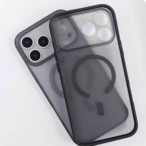 Magnetic Skin-feel Mobile Phone Case Fine Hole Lens Full Cover Anti-fall