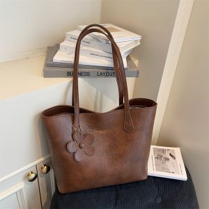 Underarm Bag Textured Tote Bag Simple Women's Bag