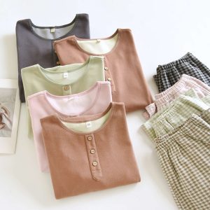 Pajamas Women's Autumn And Winter Warm Long Sleeves Can Be Outerwear Homewear