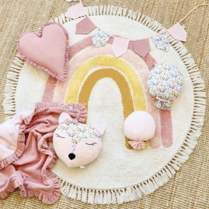 Children's Room Round Tassel Carpet