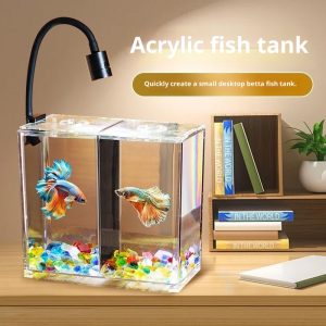 Thickened Fish Tank Building Blocks  Small Acrylic Tabletop For Landscaping