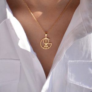 Letter Design Name Necklace Stainless Steel English Valentine Day Gift